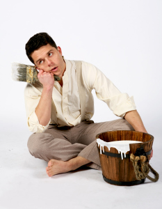 Andrews Cope as Tom Sawyer. Kelsey Leigh Ervi photo