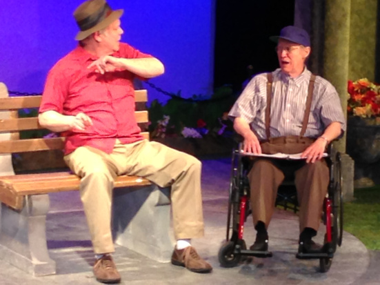 John Davies, Gordon Fox in "Finishing School". Photo by Marty Van Kleeck