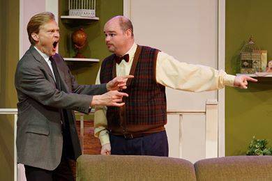 Bernard unravels! l to r Ken Orman, Jeff McGee