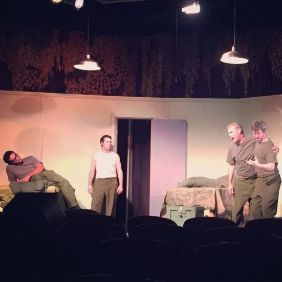 Kwame David Lilly, Kyle Lester, David Kersh and Pat Watson at The Firehouse Theatre