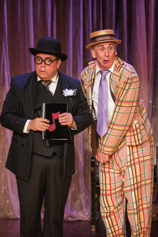 B.J. Cleveland and Bob Hess in The Nance at Uptown Players