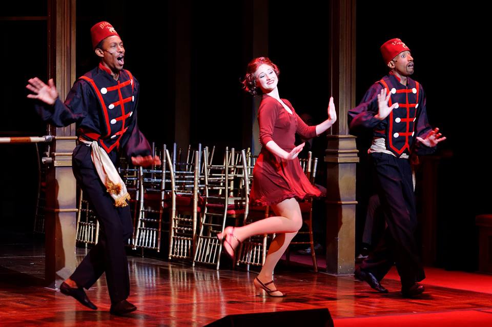 Taylor Quick, dancing with Mark Gerrard Powers and Ivan Jones